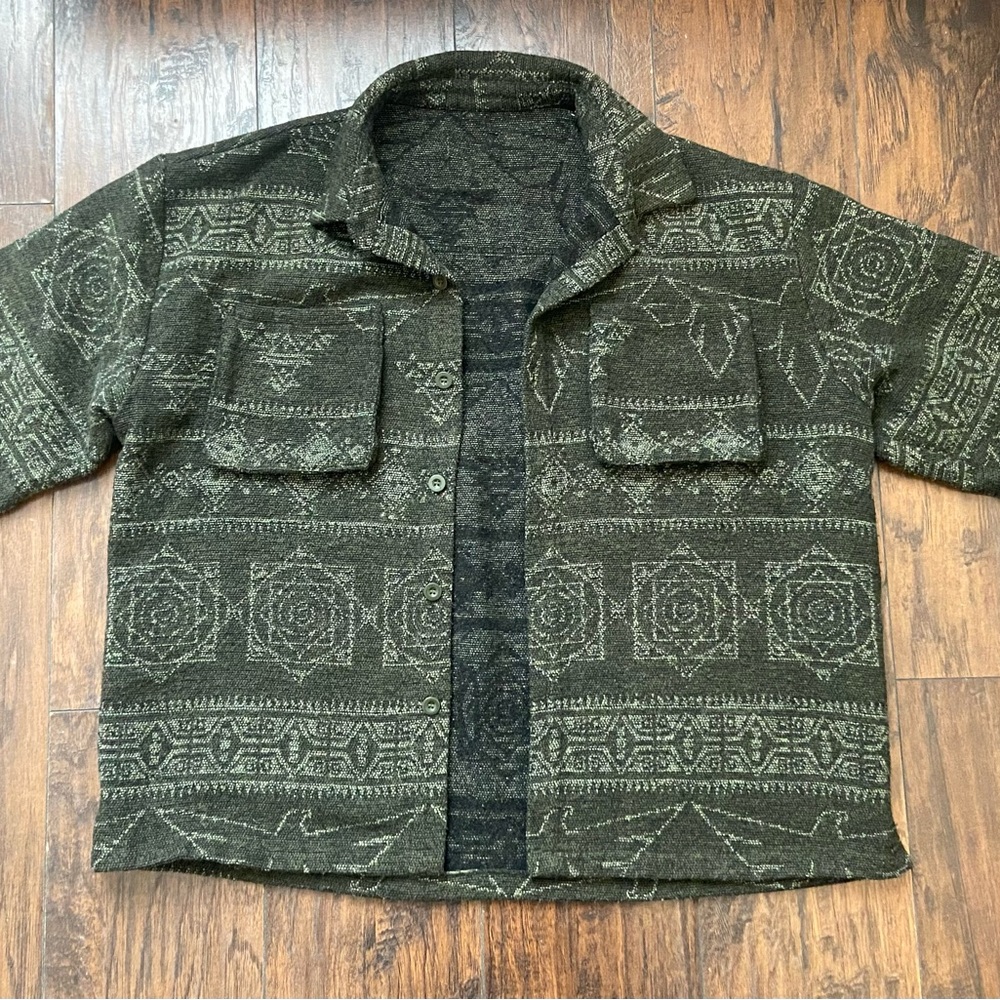 Vintage Tribal Print Fleece